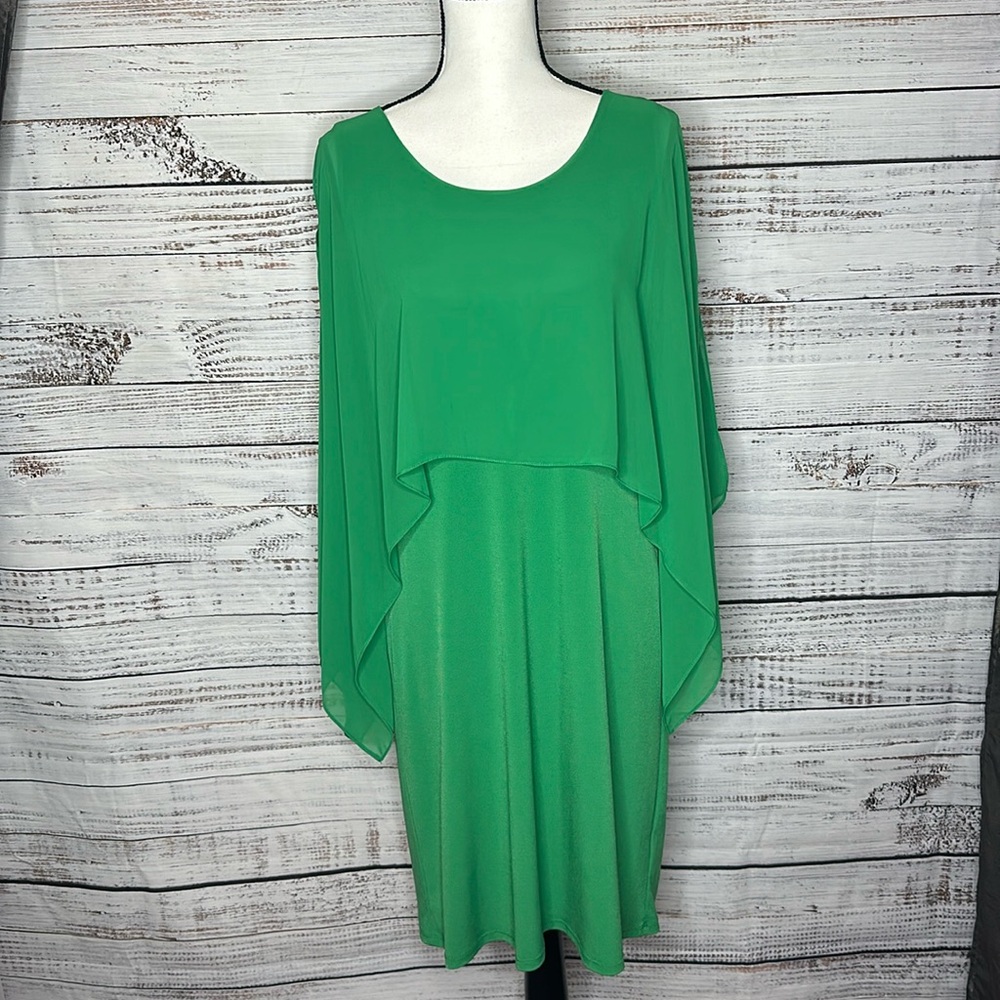 Green Layered Dress Size 6